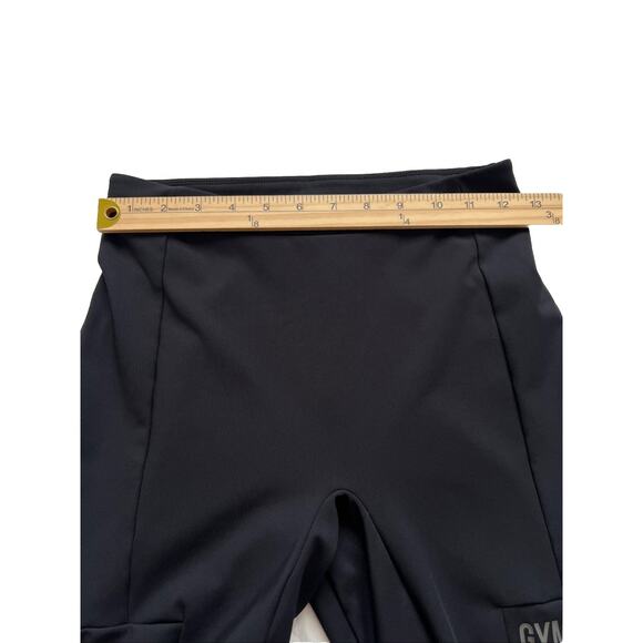 Gymshark Ori Leggings Womens Medium Black Seamed Ankle Elastic Waistband Gym Run - Picture 8 of 11